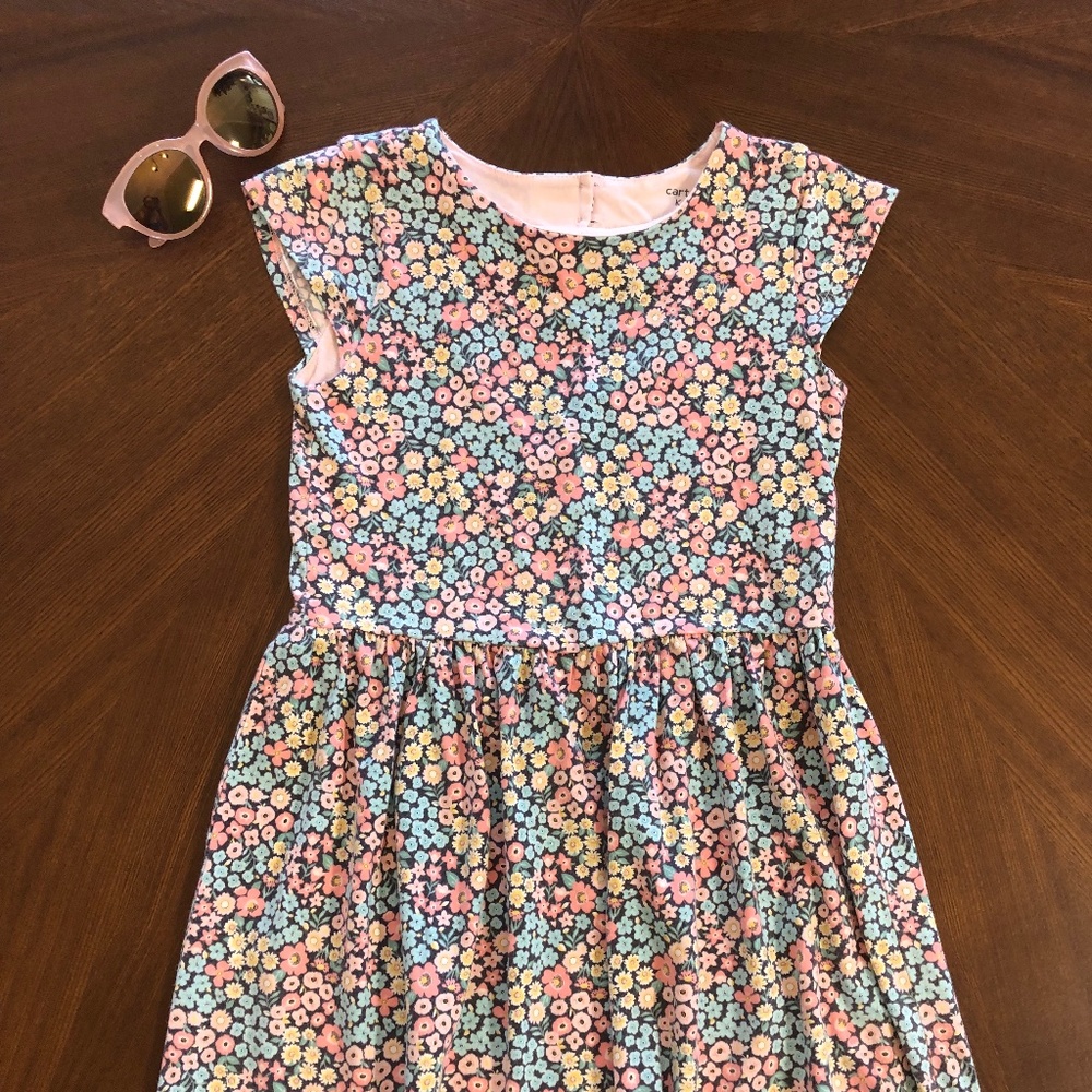 Carter's dress size 7Y + Carter's sunglasses